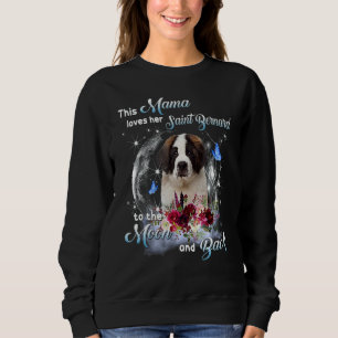 Sudadera Dueño de St Bernard Mama St Bernard Feliz Día de l