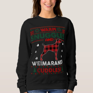 Sudadera Dueño de Weimaraner Dog Lover Navidad regalos feos