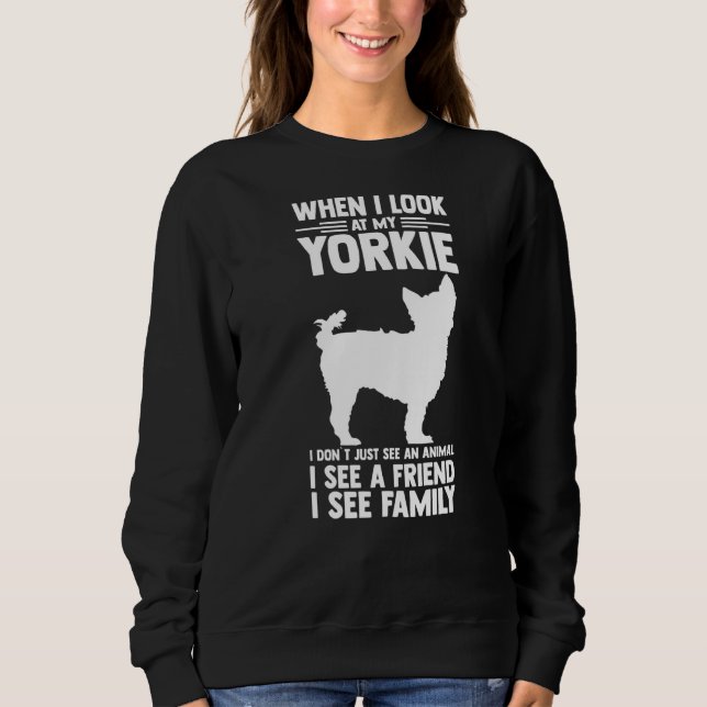Sudadera Dueño de Yorkshire Terrier (Anverso)