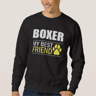 Sudadera Dueño del Boxer Dog Lover Boxer Mejor Amigo Boxer