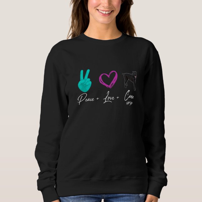 Sudadera Dueño del perro de Cañón Corso de Paz (Anverso)