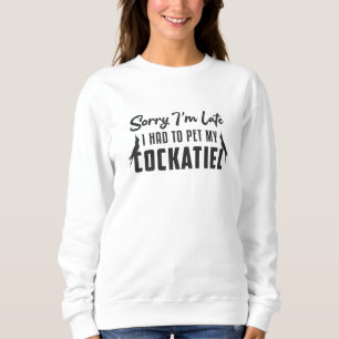 Sudadera Dueños De Cockatiel Tuve Que Mascota Mis Pájaros D