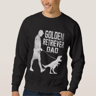 Sudadera Dueños de perros de dinosaurios del Golden Retriev