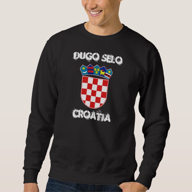 Sudadera Dugo Selo, Croacia con escudo de armas (Anverso)