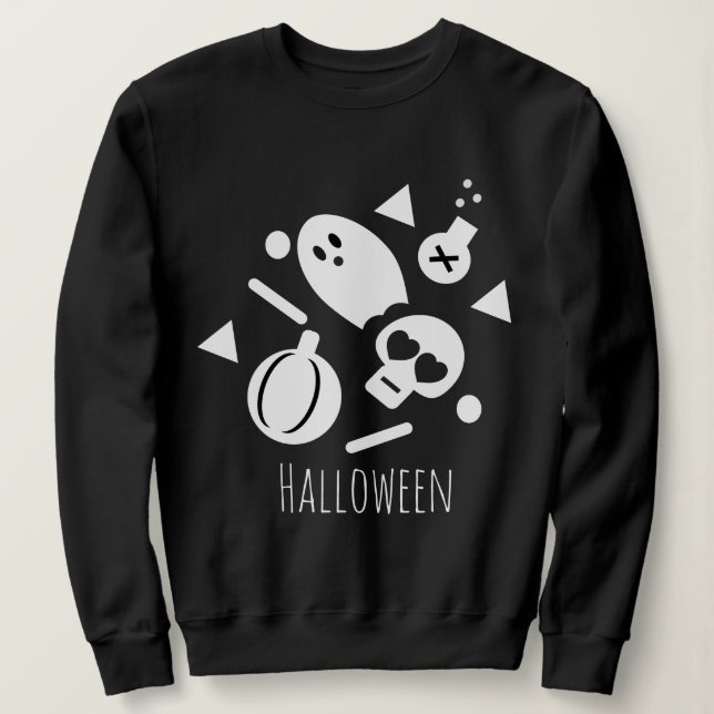 Sudadera Dulce Azúcar Confeti Veneno de Halloween (Anverso del diseño)