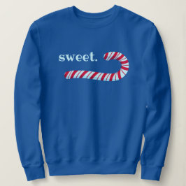 Sudadera "Dulce". Candy Cane Navidades Sweatshirt