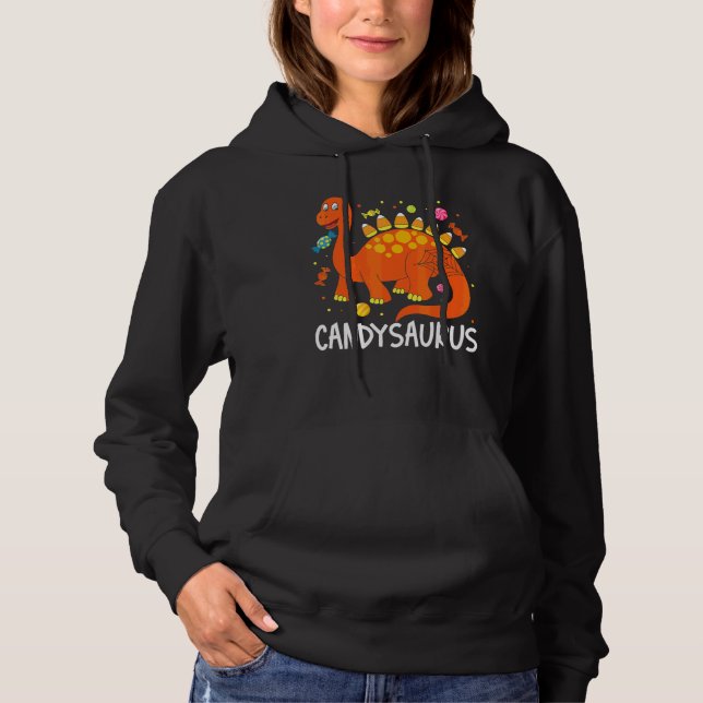 Sudadera Dulce Caramelo de Maíz Saurus Dinosaurio Disfraz d (Anverso)