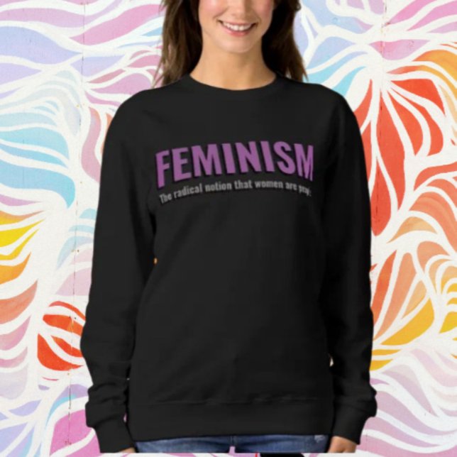 Sudadera Dulce de declaración de feminismo - acogedor con c (Subido por el creador)
