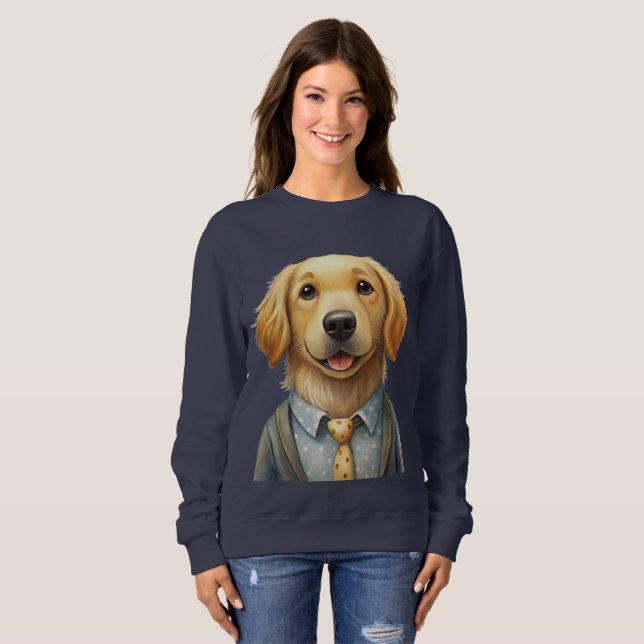 Sudadera Dulce de foto de perro personalizado - Estilo acog (Anverso completo)