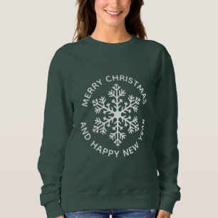 Sudadera Dulce de la fiesta de la nieve blanca