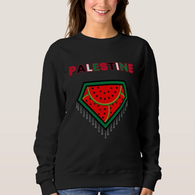 Sudadera Dulce de la protesta Palestina Libre - Tee de sand (Anverso)