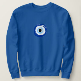 Sudadera Dulce de las mujeres azules con imagen de ojo malv