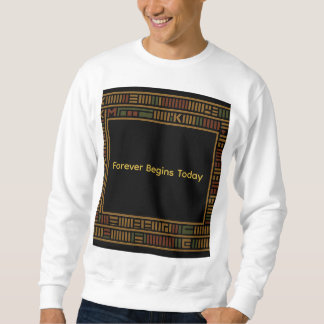 Sudadera Dulce del patrón africano del kente dorado
