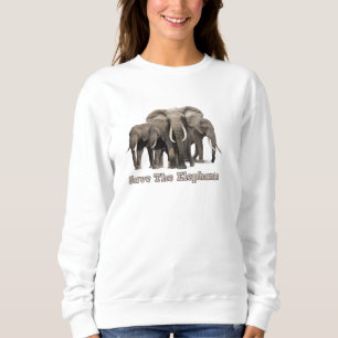 Sudadera Dulce elefante africano