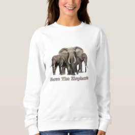 Sudadera Dulce elefante africano