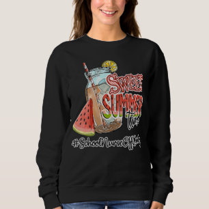 Sudadera Dulce enfermera de la escuela de verano fuera de s