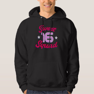 Sudadera Dulce Escuadrón 16 Dieciséis cumpleaños 16 años