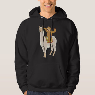Sudadera Dulce esloth camina por el animal Alpaca Llama
