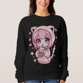 Sudadera Dulce estado de ánimo Chibi