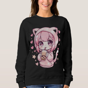 Sudadera Dulce estado de ánimo Chibi