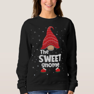 Sudadera Dulce familia Gnome Navidades en juego Funny Pajam