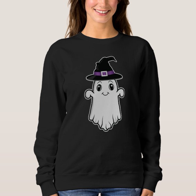 Sudadera Dulce Fantasma de Dibujos Animados con Sombrero de (Anverso)