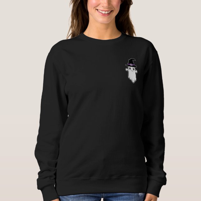 Sudadera Dulce Fantasma de Dibujos Animados con Sombrero de (Anverso)