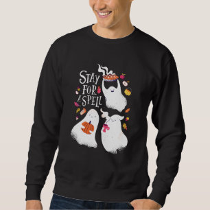 Sudadera Dulce Fantasma Diseño Divertido de Halloween