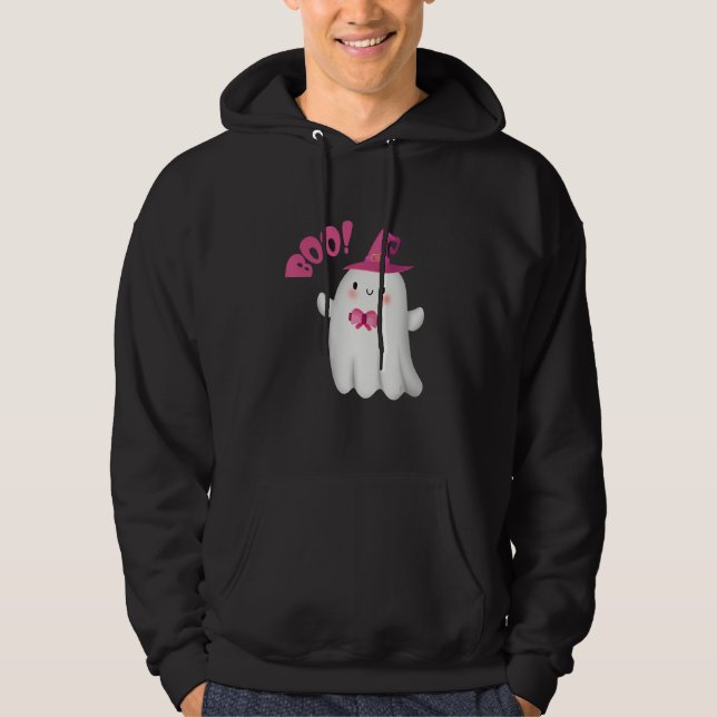 Sudadera Dulce Fantasma Embrujado Halloween Horror  Hallowe (Anverso)