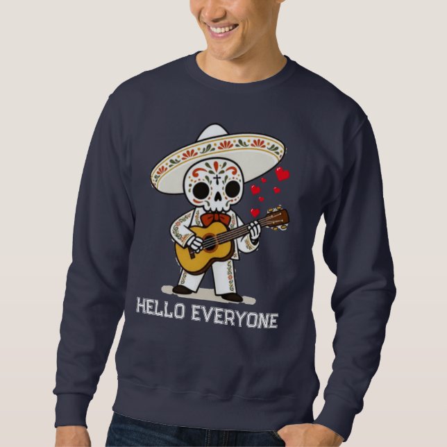 Sudadera Dulce Halloween espeluznante  (Anverso)