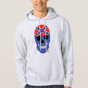 Sudadera Dulce HANDSKULL Rebel Blue Hooooed Sweatshirt B2