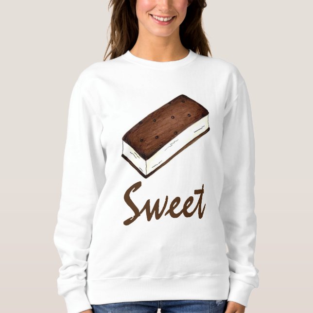 Sudadera Dulce helado sándwich de caramelo (Anverso)