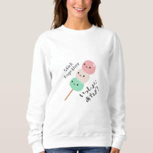 Sudadera Dulce japonés Dango Trio Kawaii