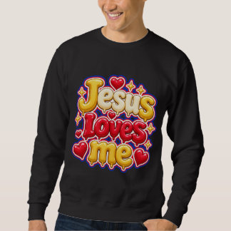 Sudadera Dulce Jesús en letras de burbuja 3D ama a los niño