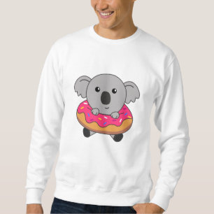 Sudadera Dulce Koala Koalas Loaf Donut Sprinkles Pink
