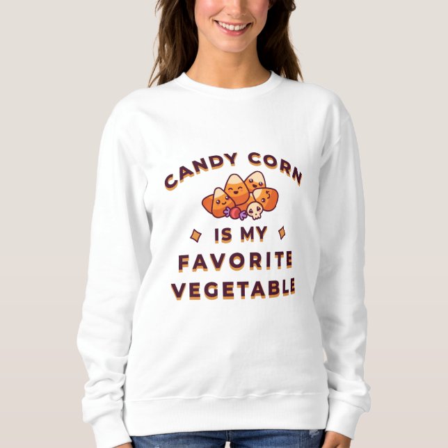 Sudadera Dulce Maíz de Halloween (Anverso)
