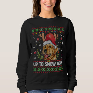 Sudadera Dulce Navidades feos del perro de Golden Retriever