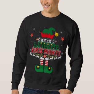 Sudadera Dulce Navidades Ho Ugly favoritos de Santa