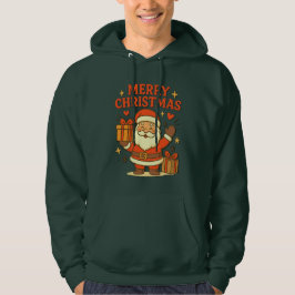 Sudadera Dulce Papá Noel Arte de Navidad – Feliz Navidad