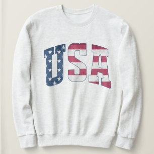 Sudadera Dulce patriótico vintage - Retro USA Crewneck