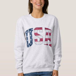 Sudadera Dulce patriótico vintage - Retro USA Crewneck