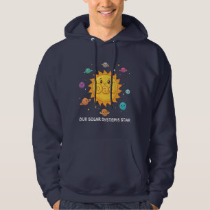 Sudadera Dulce Sistema Solar de Papá Estrella Espacio Dibuj