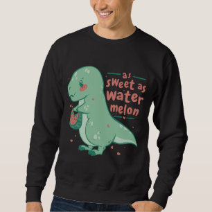 Sudadera Dulce Tyrannosaurus Rex Watermelon Personalizado C