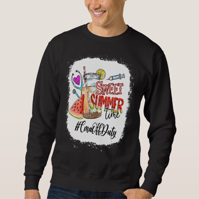 Sudadera Dulce Verano sandía Cma Enfermera de la Vida Nursi (Anverso)