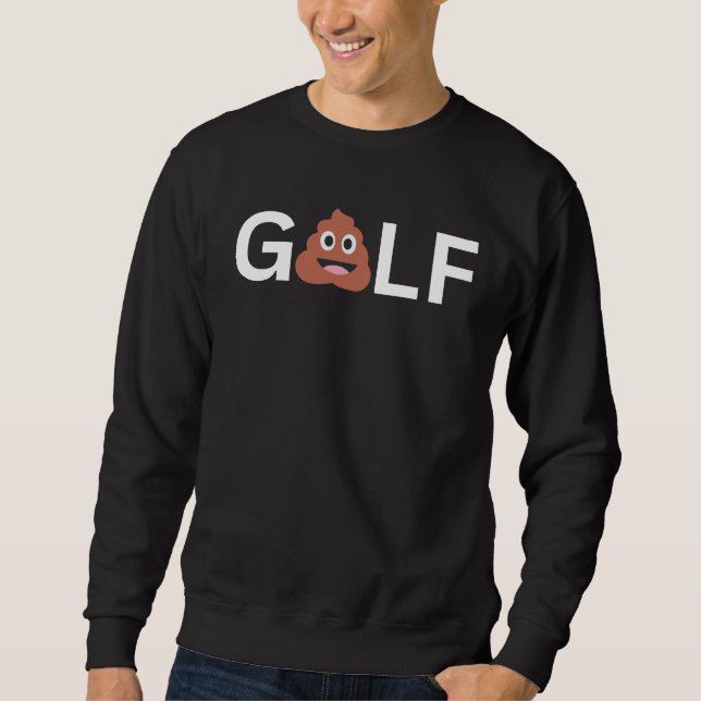 Sudadera Dulces de golf masculinos divertidos (Anverso)
