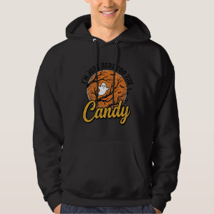 Sudadera Dulces de Halloween Fantasma Diseño Vectorial Vint