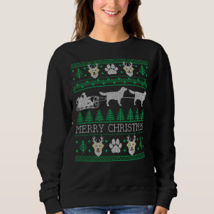 Sudadera Dulces de Navidades feos de perro de Labrador