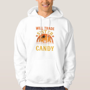 Sudadera Dulces Diseño de Comercio de Hermana de Halloween_