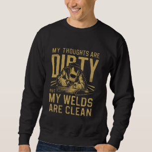 Sudadera Dulces Dulces Mis Pensamientos Están Sucios Pero M