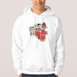 Sudadera Dulces Macarons de Tigre Kawaii, Tengu y Gato